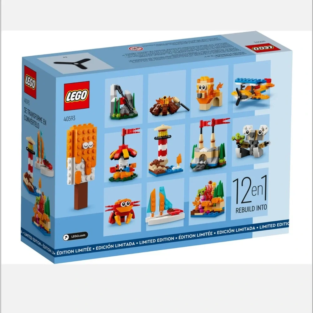 LEGO Fun Creativity 12-in-1 Rebuild Into 40593 Creative Building Set